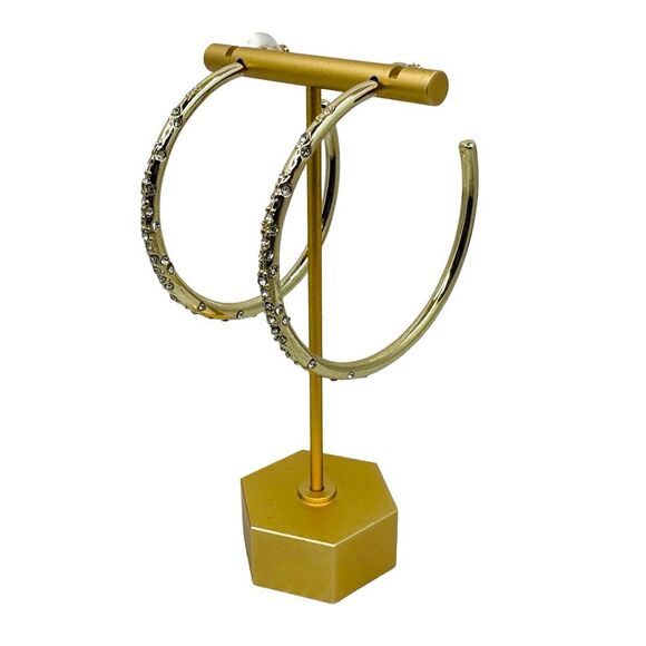 Lilly Pulitzer Zanzibar Hoop Earring - Gold Metallic - Picture 1 of 5